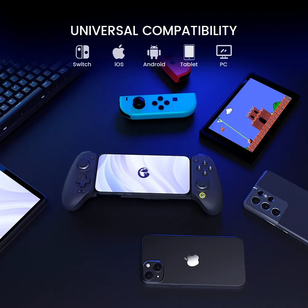 Manette de jeu GameSir G8 Plus pour Nintendo Switch 2, Switch, Steam, PC, iOS et Android, avec joysticks à effet Hall et gâchettes analogiques 2