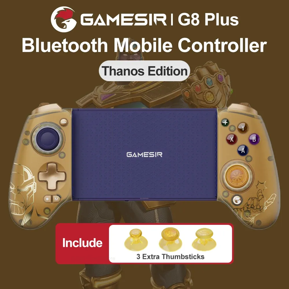 Manette de jeu GameSir G8 Plus pour Nintendo Switch 2, Switch, Steam, PC, iOS et Android, avec joysticks à effet Hall et gâchettes analogiques 7