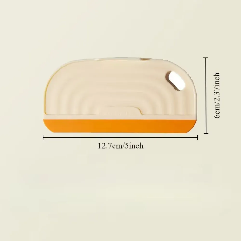 Raclette en silicone souple, anti-rayures, pour évier, plan de travail, vitres et miroirs – Nettoyant et grattoir à film 2