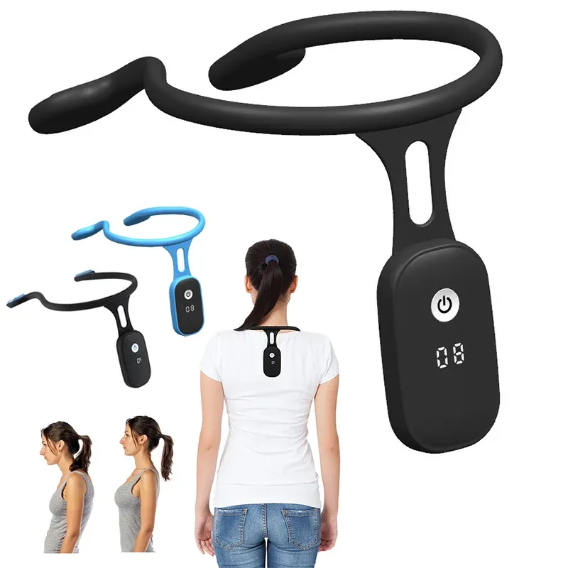 Correcteur de posture invisible en silicone avec capteur de rappel pour le dos et le cou