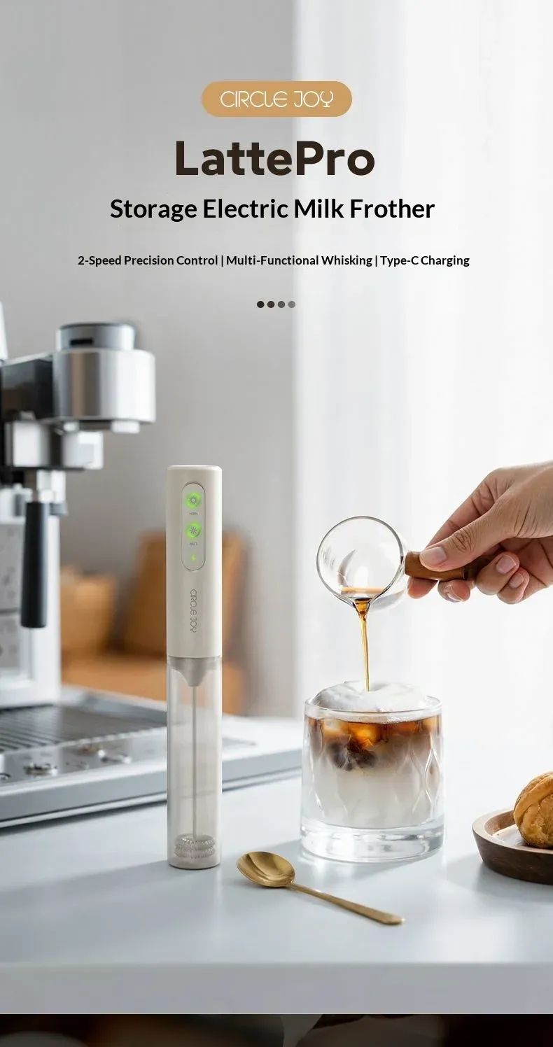 Mousseur à lait électrique portable pour la maison
