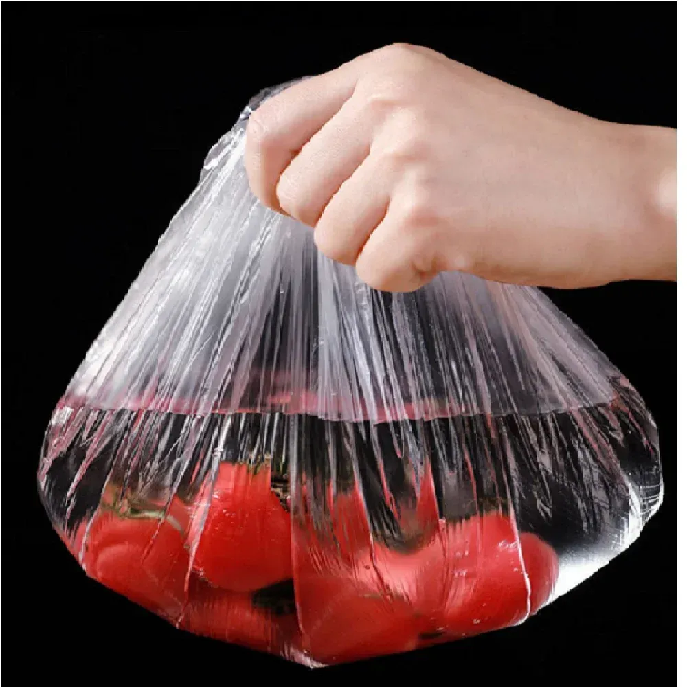 Couvercles élastiques jetables pour aliments, lot de 100 2