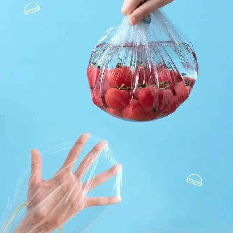 Couvercles élastiques jetables pour aliments, lot de 100 5