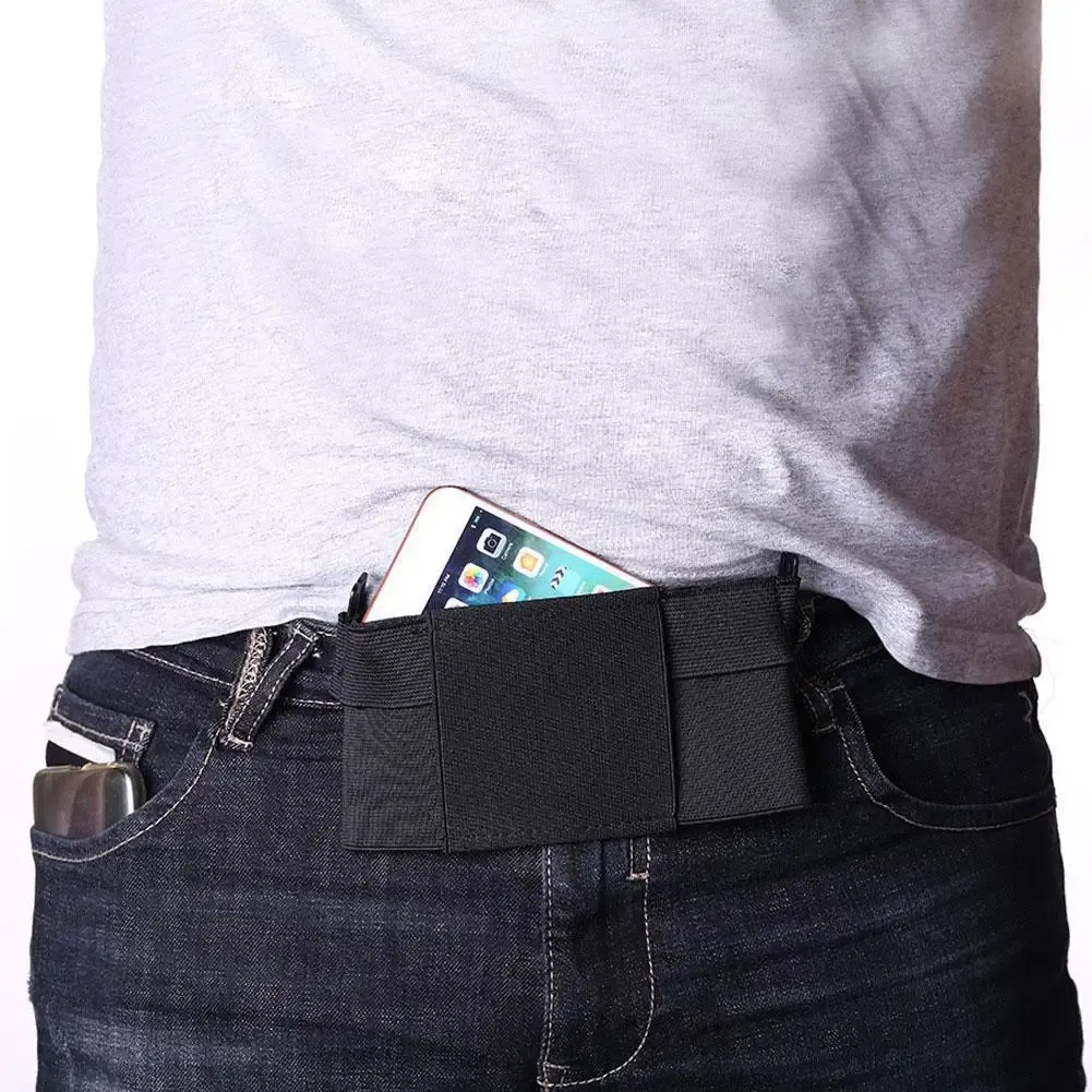 Poudre de taille invisible étanche pour sports de plein air, sac banane de course portable et antivol, unisexe, idéal pour le fitness et le téléphone 2