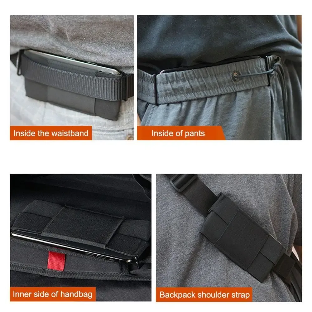 Sac banane invisible étanche en mouvement