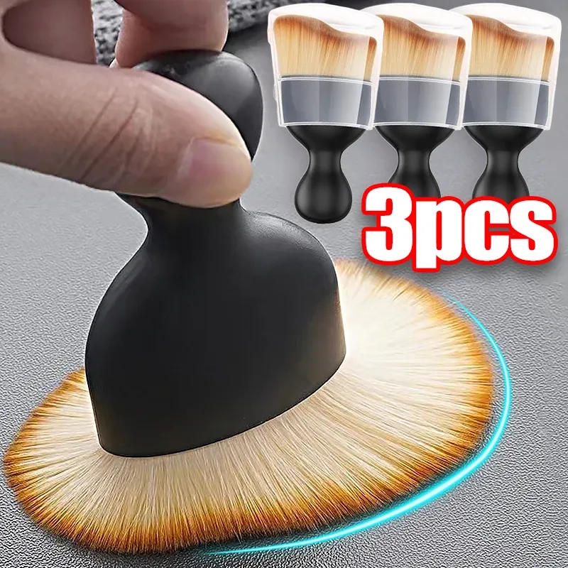 Brosse de nettoyage intérieur de voiture à poils doux