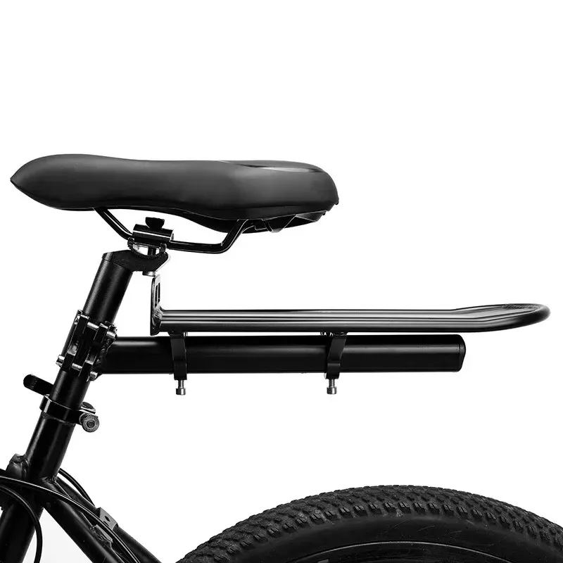 Porte-bagages arrière rétractable en alliage d'aluminium pour vélo 4
