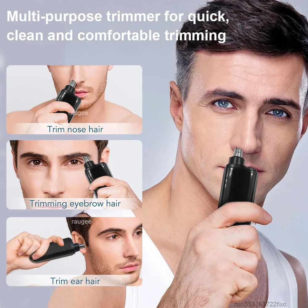 Tondeuse électrique pour le nez et les oreilles, mini épilateur portable rechargeable par USB 2