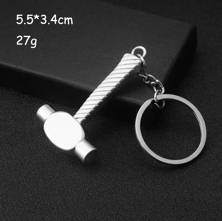 Porte-clés multifonction pour homme, outil d'extérieur compact avec règle, clé à marteau et pince pelle 22