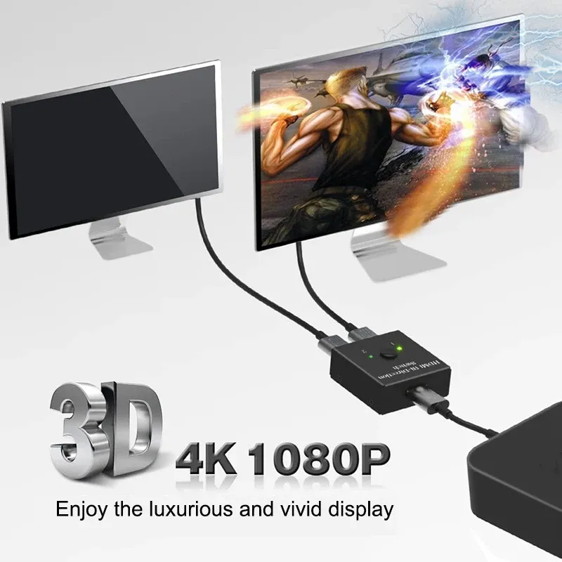 Répartiteur de commutation HDMI bidirectionnel en situation