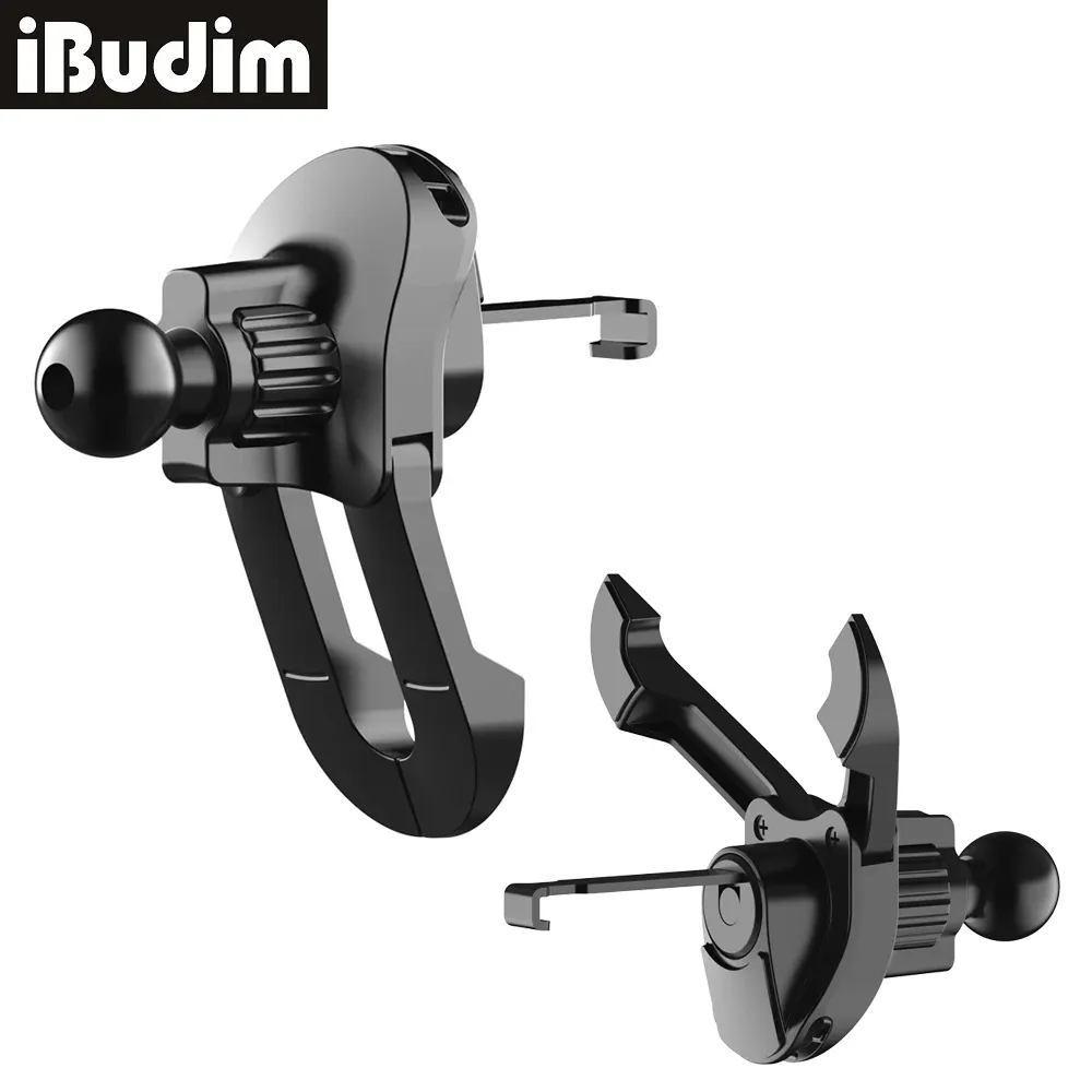 Clip de fixation universel pour grille d'aération de voiture, rotule 17 mm, compatible support de téléphone portable et GPS