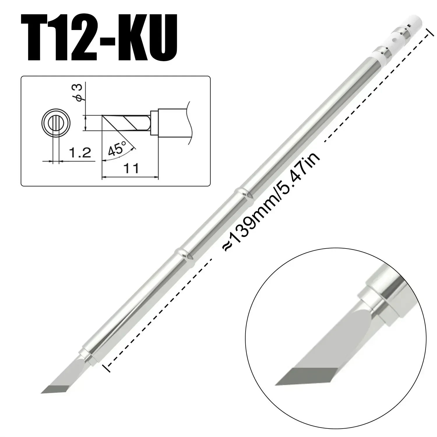 Pointes de fer à souder T12 T12-BC2 ILS J02 C1 KU pour Hakko FX951 bricolage Kits de station de soudage outils de soudage 6