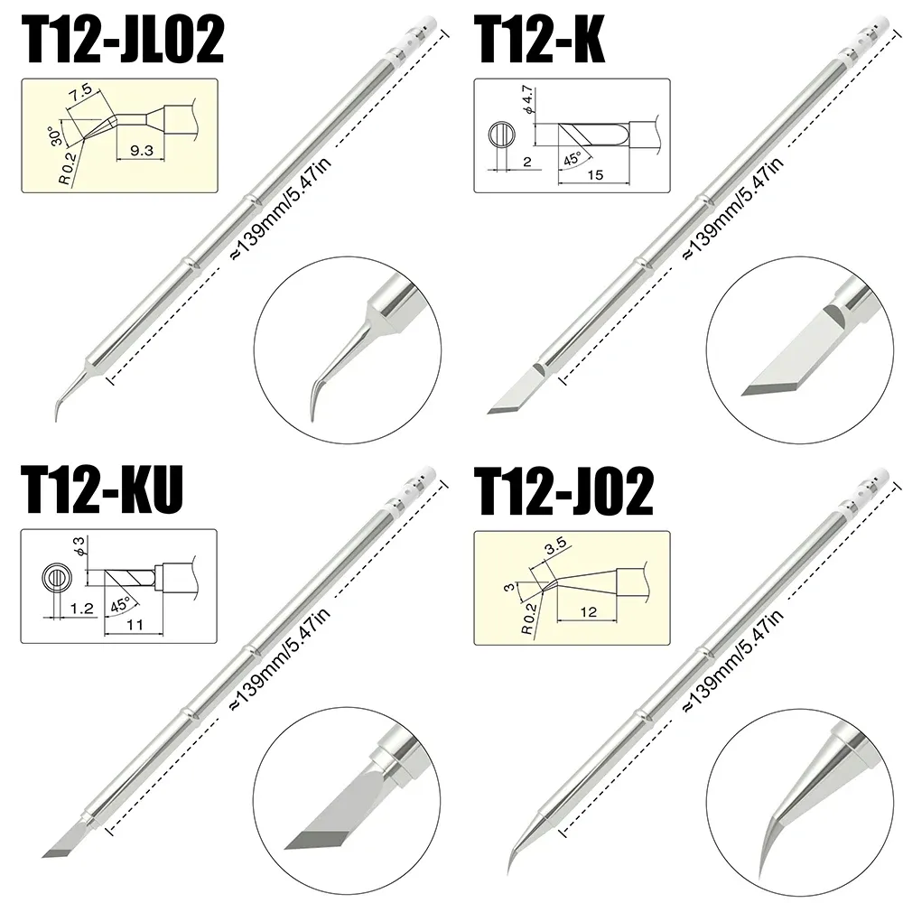 Pointe de fer à souder T12 pour bricolage