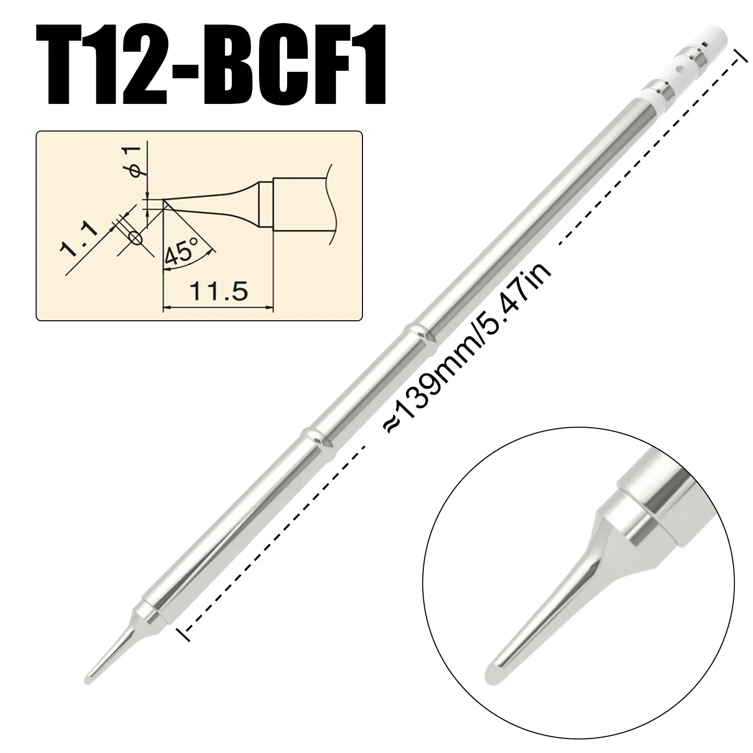 Pointes de fer à souder T12 T12-BC2 ILS J02 C1 KU pour Hakko FX951 bricolage Kits de station de soudage outils de soudage 8