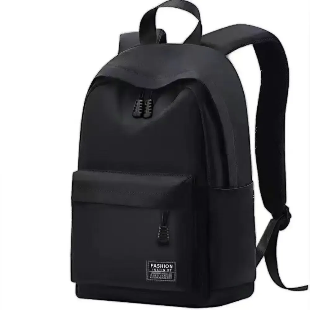 Sac à dos minimaliste polyvalent, grande capacité, école, étudiant, ordinateur, voyage, lavable, unisexe 5