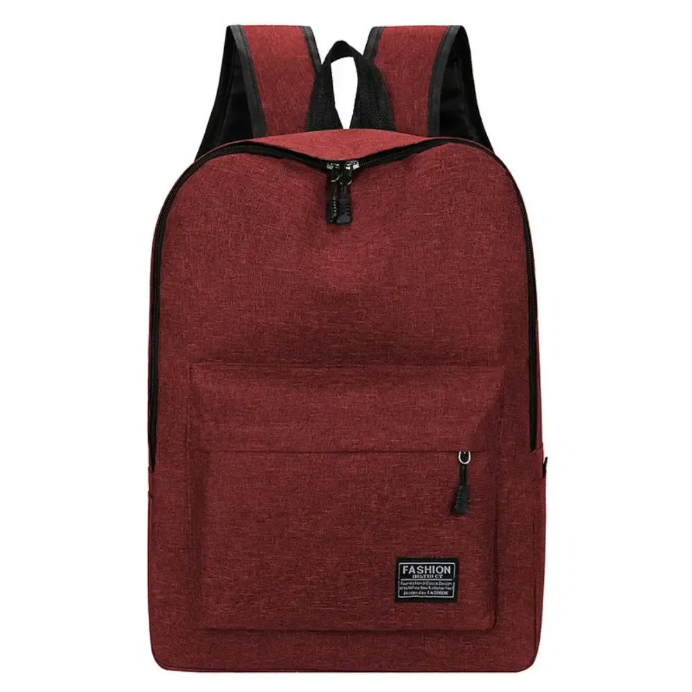 Sac à dos minimaliste polyvalent, grande capacité, école, étudiant, ordinateur, voyage, lavable, unisexe 10