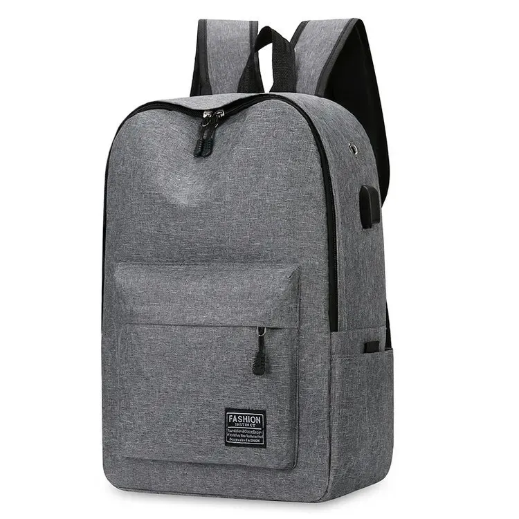 Sac à dos minimaliste polyvalent, grande capacité, école, étudiant, ordinateur, voyage, lavable, unisexe 8