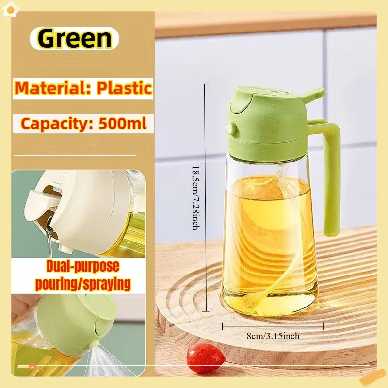 Spray d'huile de cuisson rechargeable, bouteille distributrice d'huile d'olive et de vinaigre, pulvérisateur brumisateur, accessoires de cuisine 18