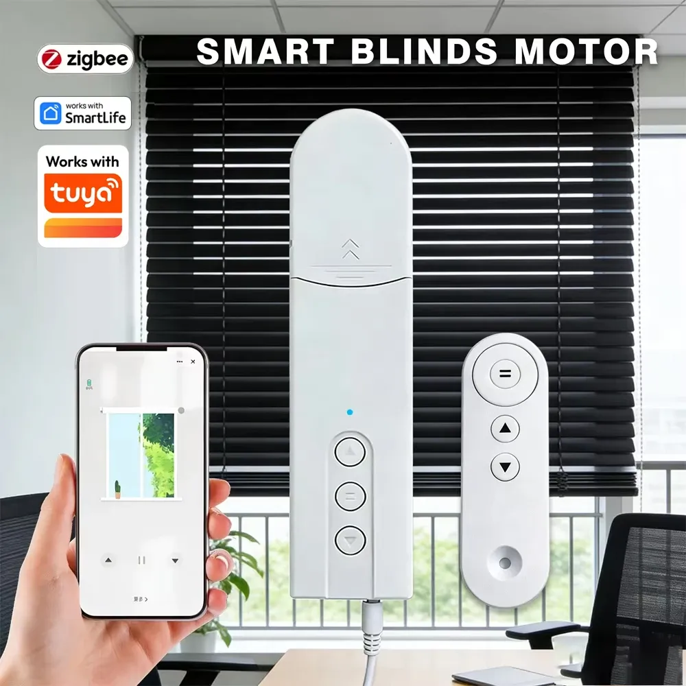 Moteur intelligent WiFi et Zigbee pour stores enrouleurs électriques, compatible avec l'application Smart Life