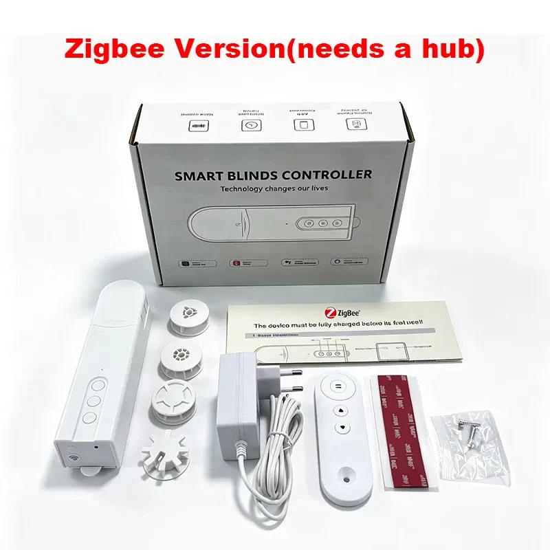 Moteur intelligent WiFi et Zigbee pour stores enrouleurs électriques, compatible avec l'application Smart Life 8