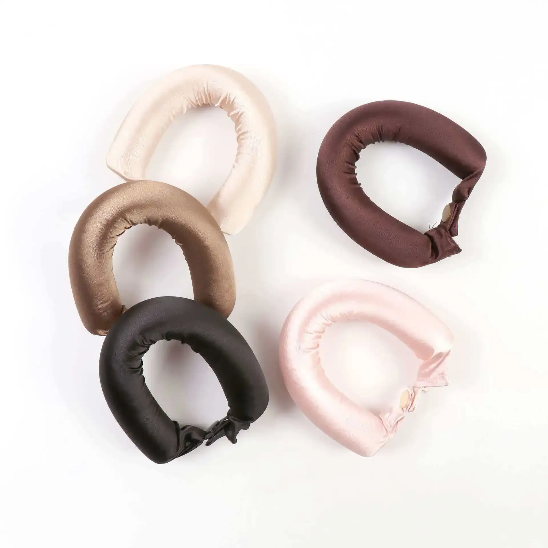 Bigoudis sans chaleur en satin, rouleaux doux pour boucles sans effort 2