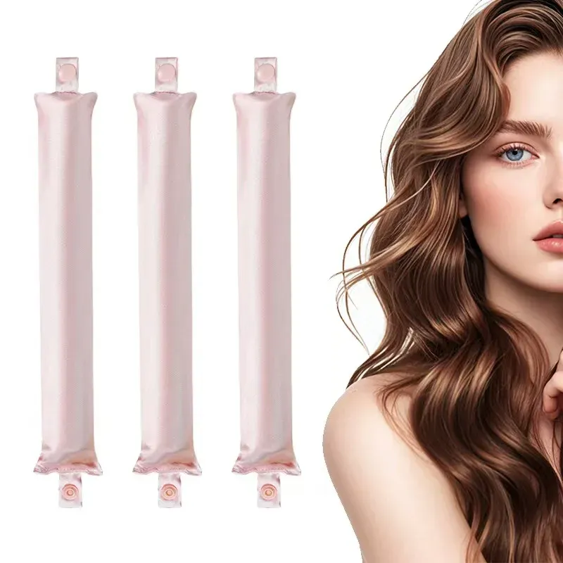 Bigoudis sans chaleur en satin, rouleaux doux pour boucles sans effort 15