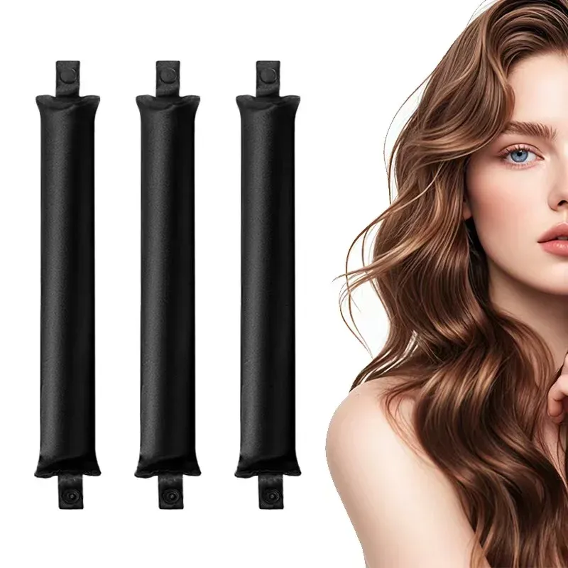 Bigoudis sans chaleur en satin, rouleaux doux pour boucles sans effort 13