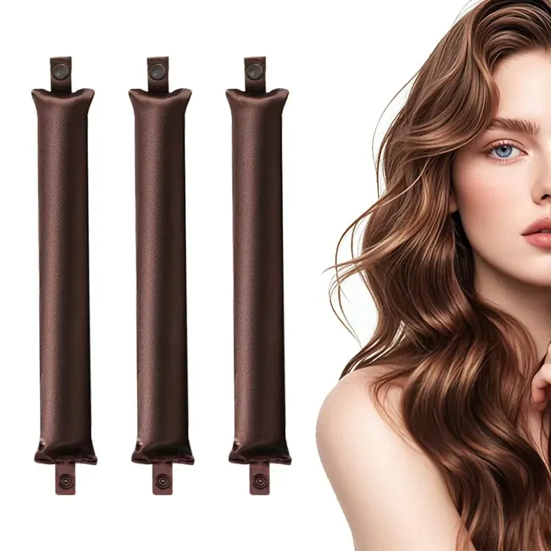 Bigoudis sans chaleur en satin, rouleaux doux pour boucles sans effort 11