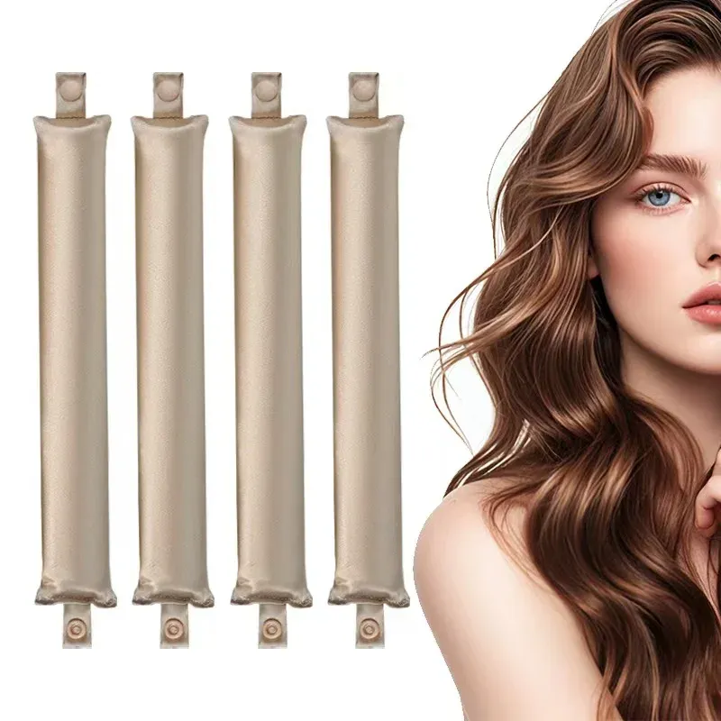 Bigoudis sans chaleur en satin, rouleaux doux pour boucles sans effort 7