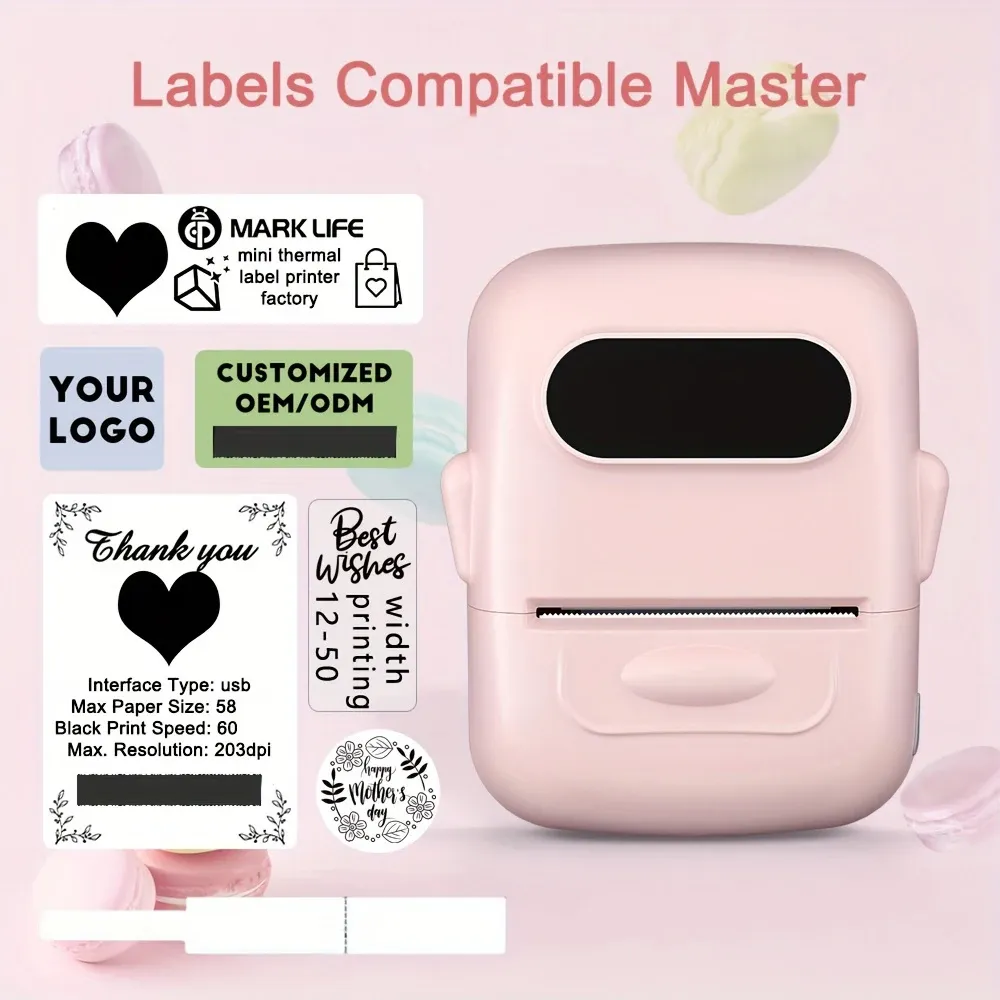 Imprimante d'étiquettes thermiques Marklife P50