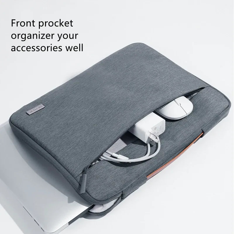 Housse antichoc multi-poches pour MacBook Air 15,3 pouces (2024) et MacBook Pro 14 M5 5