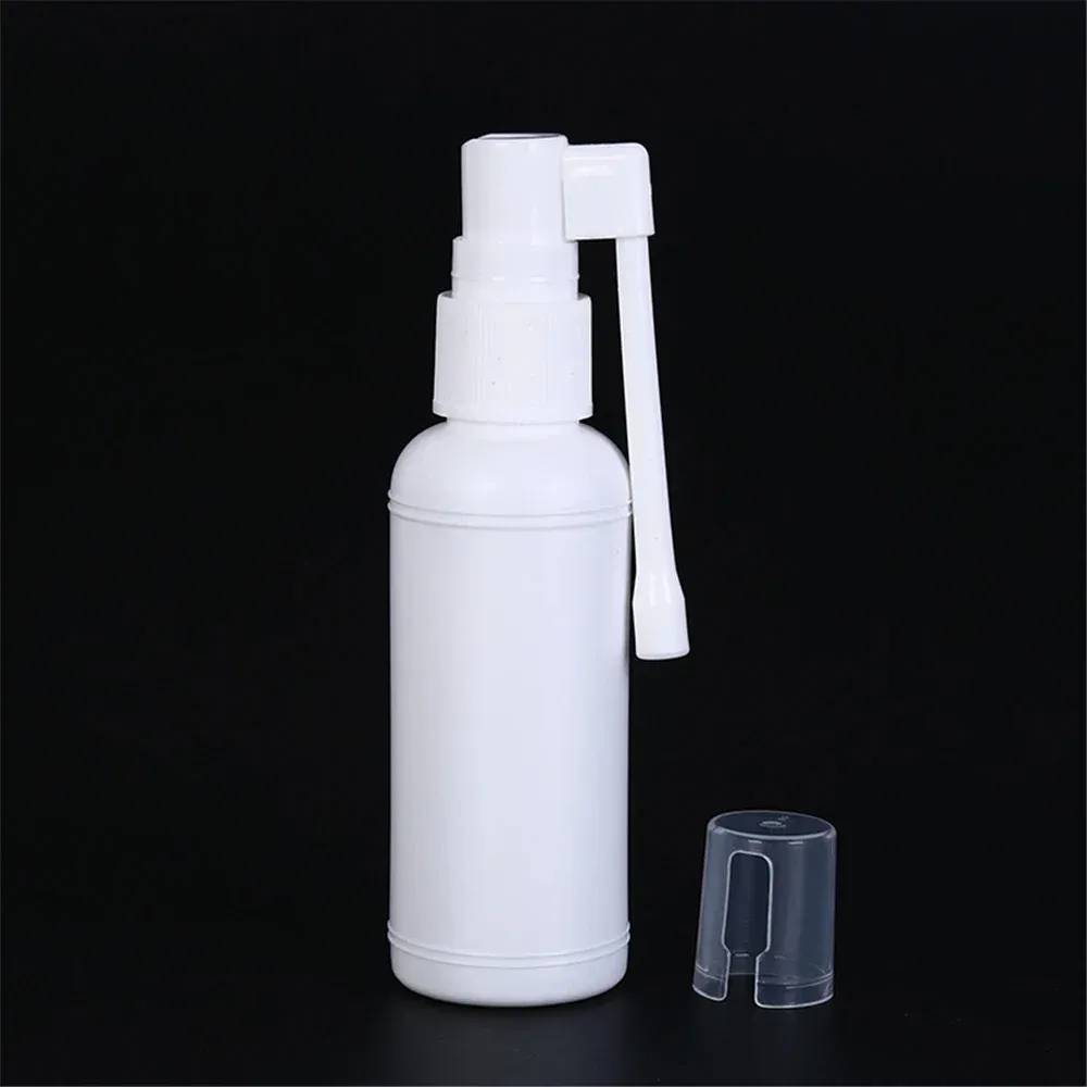 Atomiseur rotatif rechargeable 10/20/30/50 ml, 1 pièce, pompe de pulvérisation vide, flacon en plastique pour pulvérisation nasale 4