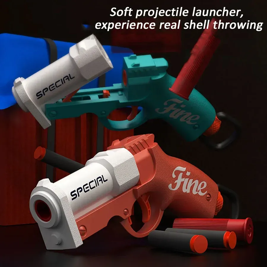 Mini Blaster S686 à éjection de douilles, lanceur de balles en mousse pour enfants