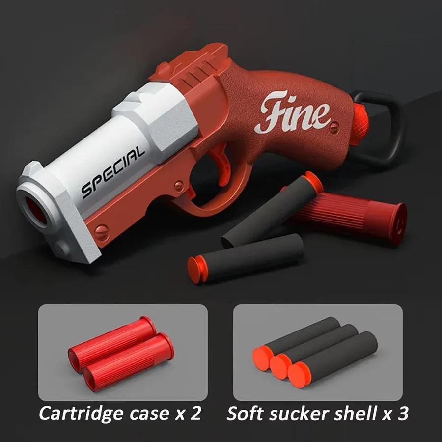 Mini Blaster S686 à éjection de douilles, lanceur de balles en mousse pour enfants 7