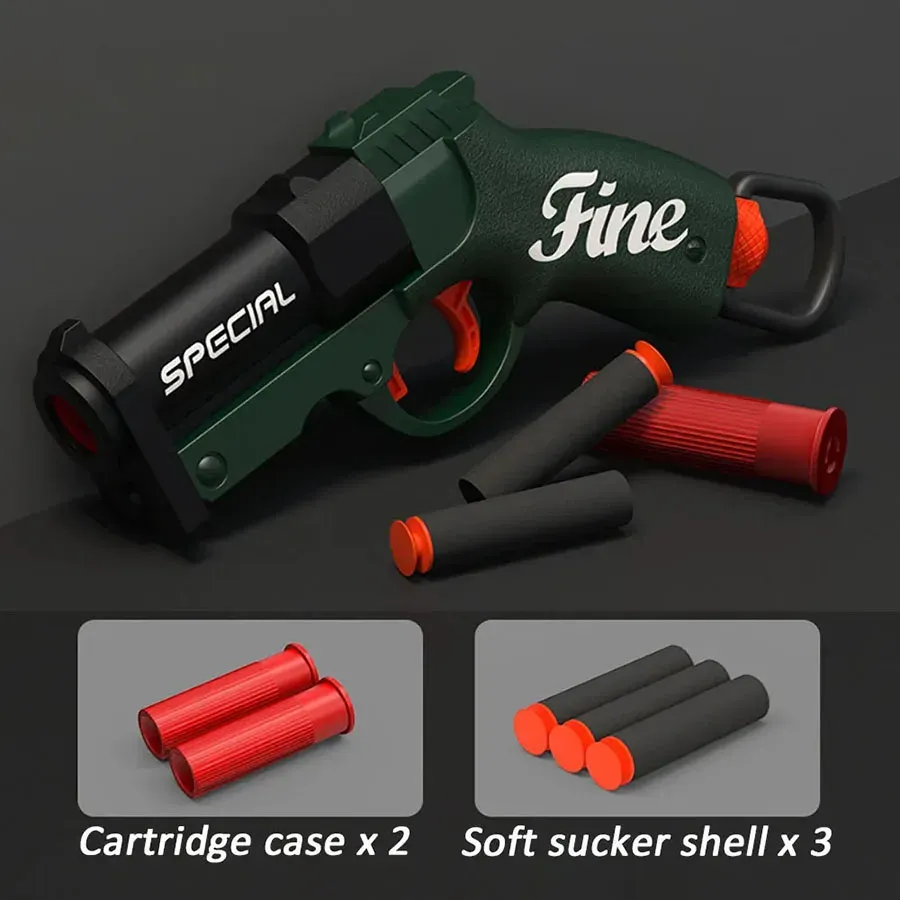 Mini Blaster S686 à éjection de douilles, lanceur de balles en mousse pour enfants 9