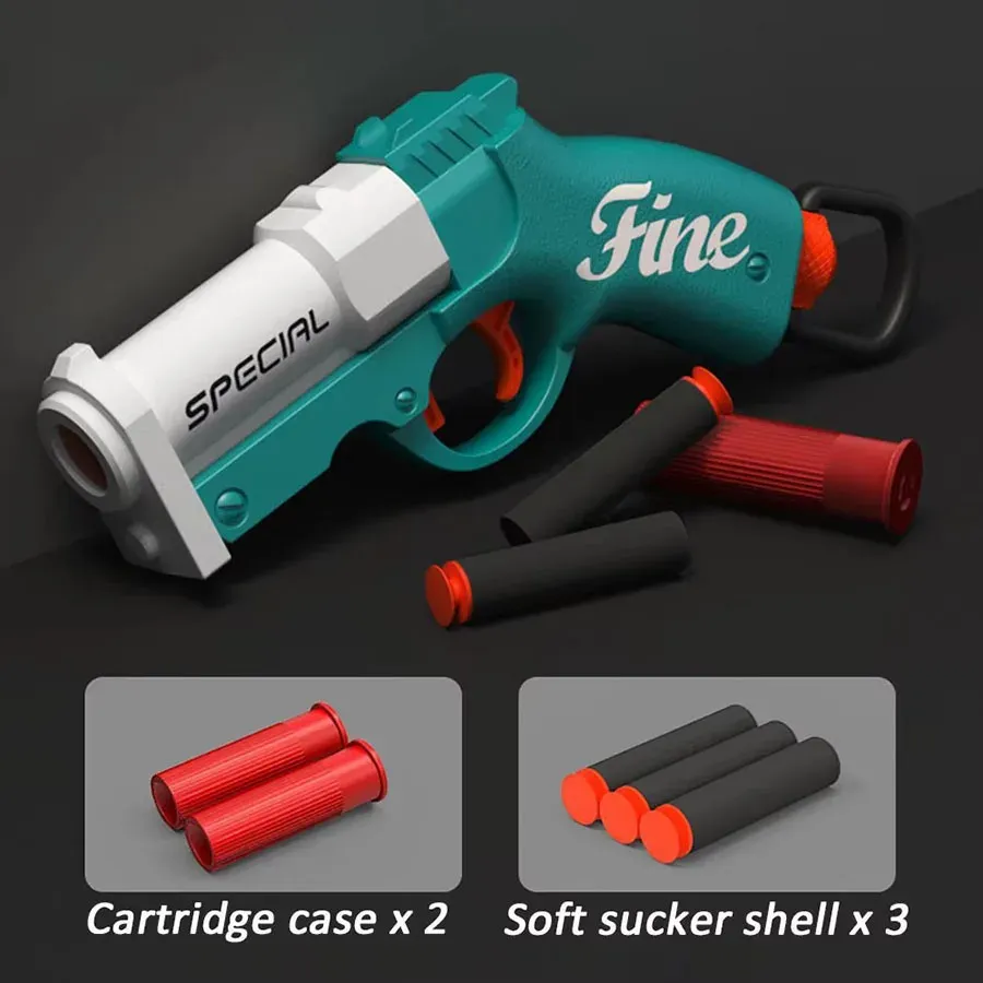 Mini Blaster S686 à éjection de douilles, lanceur de balles en mousse pour enfants 12