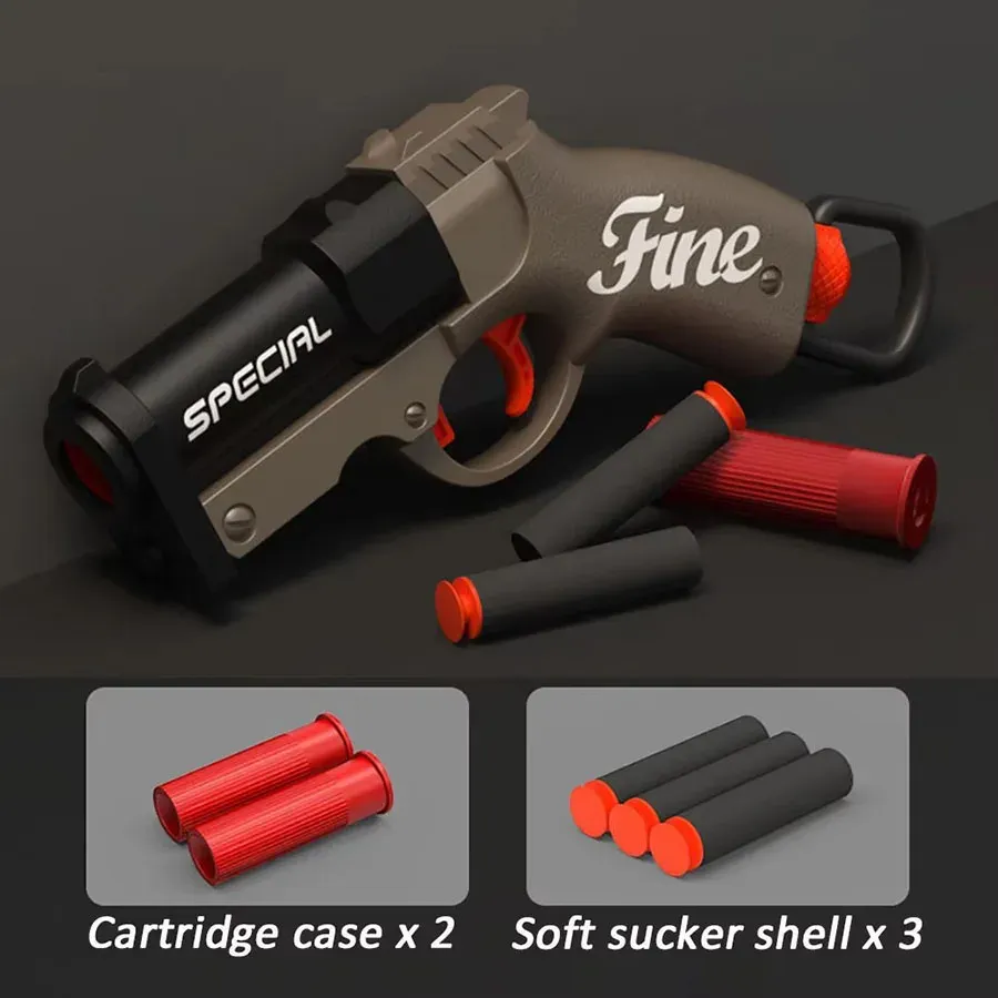 Mini Blaster S686 à éjection de douilles, lanceur de balles en mousse pour enfants 14