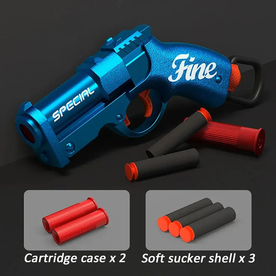 Mini Blaster S686 à éjection de douilles, lanceur de balles en mousse pour enfants 10
