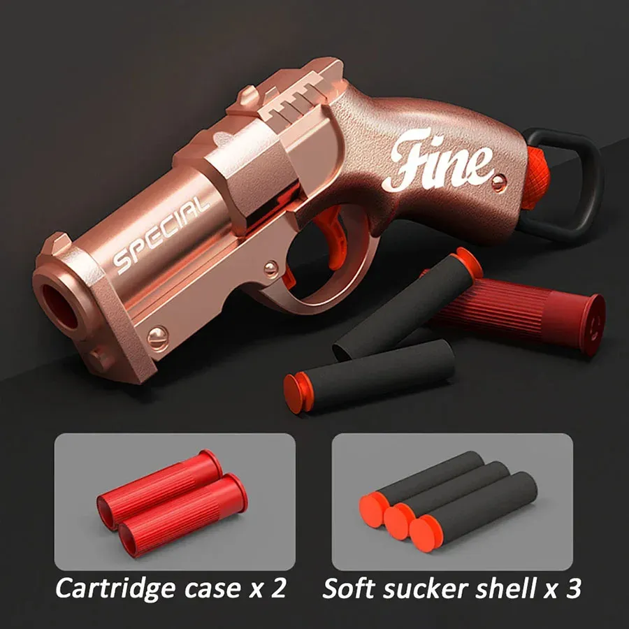 Mini Blaster S686 à éjection de douilles, lanceur de balles en mousse pour enfants 11