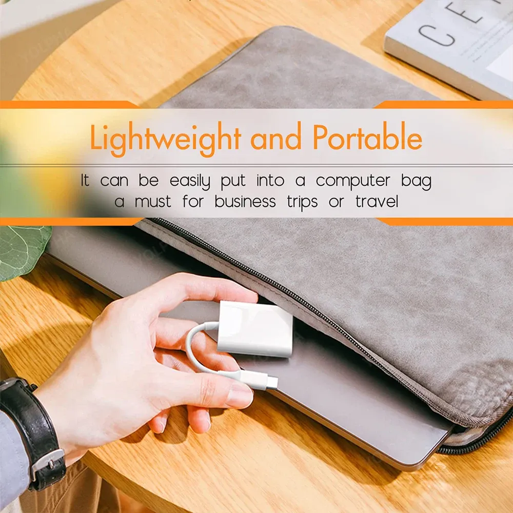 Lecteur de carte USB-C, détail de la connectique