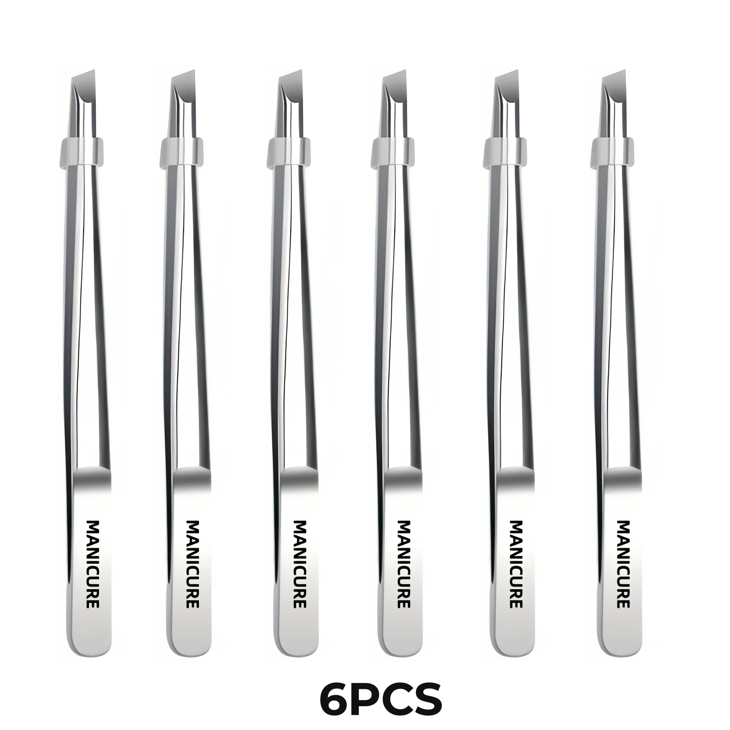 Pince à épiler en acier inoxydable pour cils et sourcils, outil de taille de barbe et de moustache, applicateur de faux sourcils 9