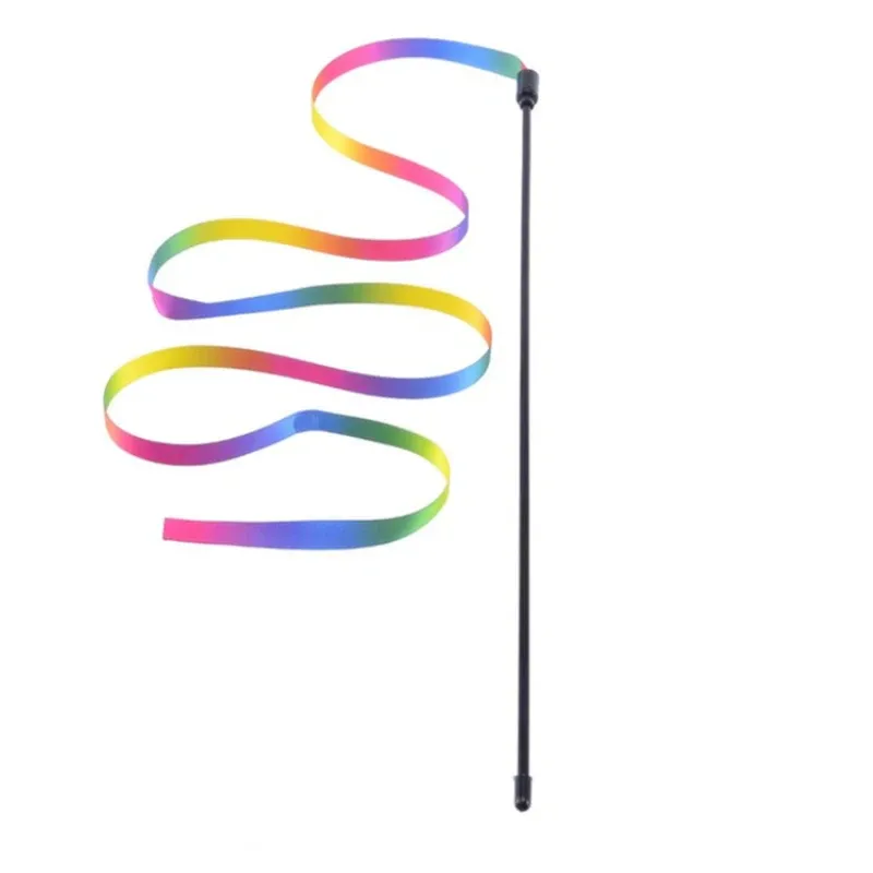 Baguette interactive arc-en-ciel pour chat 4