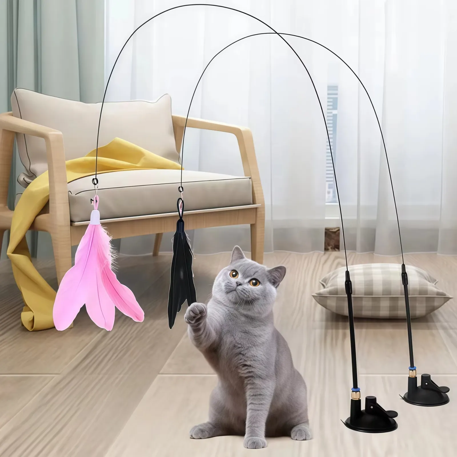 Baguette interactive pour chat, vue d'ensemble