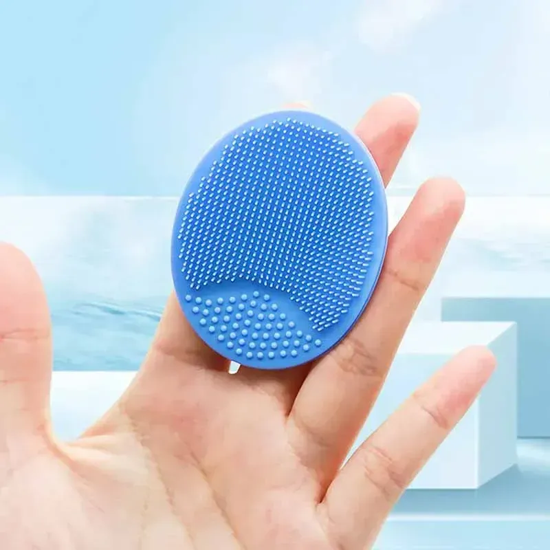 Brosse à cheveux pour bébé en silicone, brosse de massage pour shampoing, accessoire de bain pour nourrissons 6