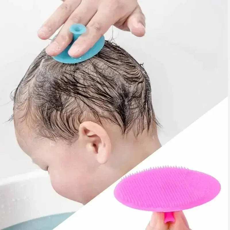 Brosse de shampoing en silicone pour bébé, vue principale