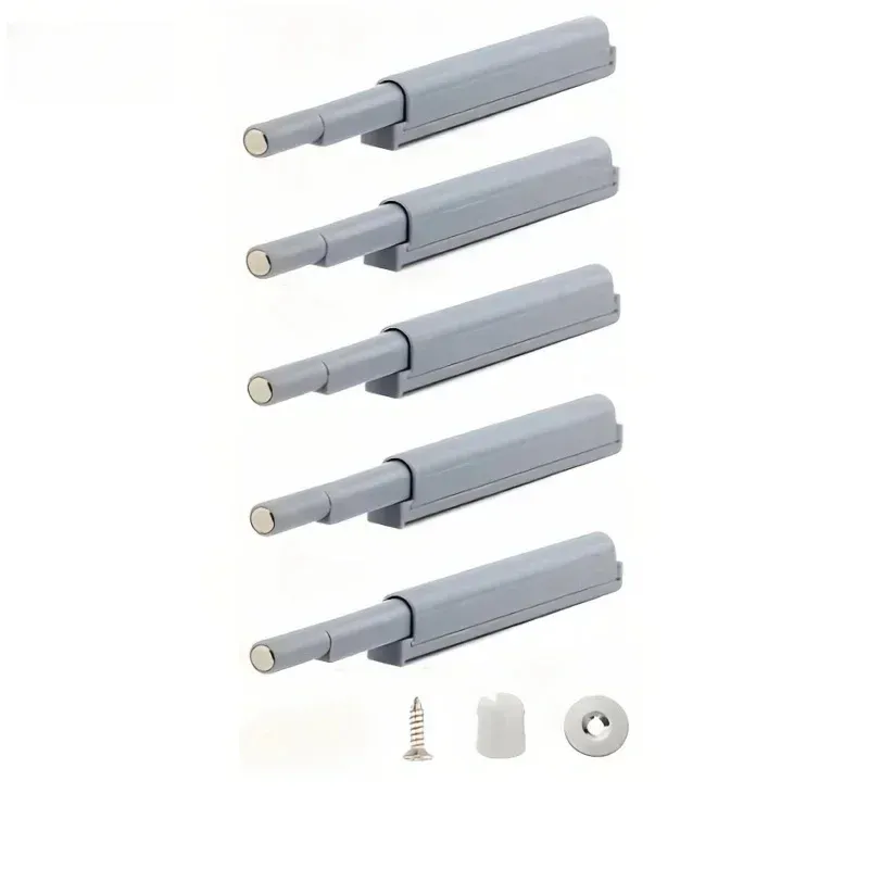 Loquets push-to-open magnétiques pour armoire, fermeture silencieuse sans poignée, quincaillerie pour meubles (lot de 5 ou 10) 7