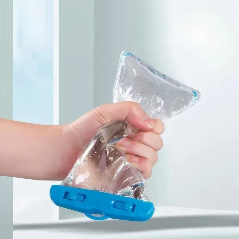 Pochette de téléphone transparente et étanche en PVC, sac sec pour écran tactile avec fermeture à joint pour la natation, la plongée, le rafting et les sources chaudes 3