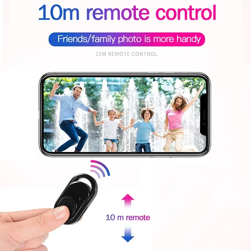 Trépied pour téléphone avec perche à selfie et télécommande Bluetooth sans fil 4