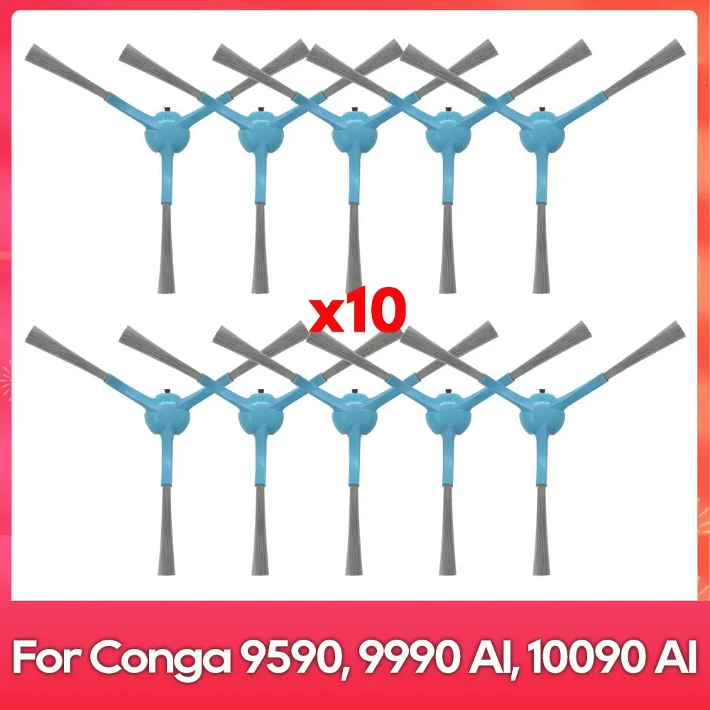 Compatible avec (Conga 9590 / 9990 / 10090 AI Spin Revolution Ultra Power Home) : Brosse principale, brosse latérale, filtre, serpillière, sac à poussière, accessoire

Wait, that's the original English-free text already in French mostly; translating properly:

Compatible avec Conga 9590 / 9990 / 10090 AI Spin Revolution Ultra Power Home : brosse principale, brosse latérale, filtre, balai-serpillière, sac à poussière, accessoire 14