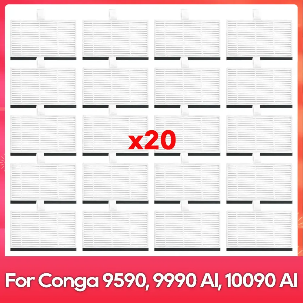 Compatible avec (Conga 9590 / 9990 / 10090 AI Spin Revolution Ultra Power Home) : Brosse principale, brosse latérale, filtre, serpillière, sac à poussière, accessoire

Wait, that's the original English-free text already in French mostly; translating properly:

Compatible avec Conga 9590 / 9990 / 10090 AI Spin Revolution Ultra Power Home : brosse principale, brosse latérale, filtre, balai-serpillière, sac à poussière, accessoire 10
